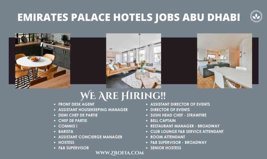 Emirates Palace Hotels Jobs Abu Dhabi