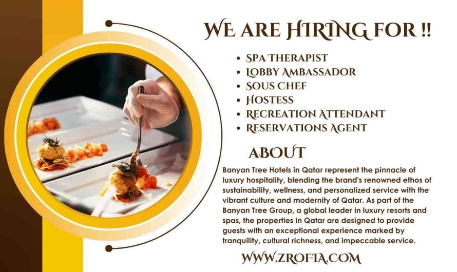 Banyan Tree Hotels jobs Qatar