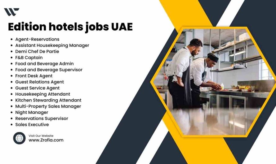Edition hotels jobs UAE