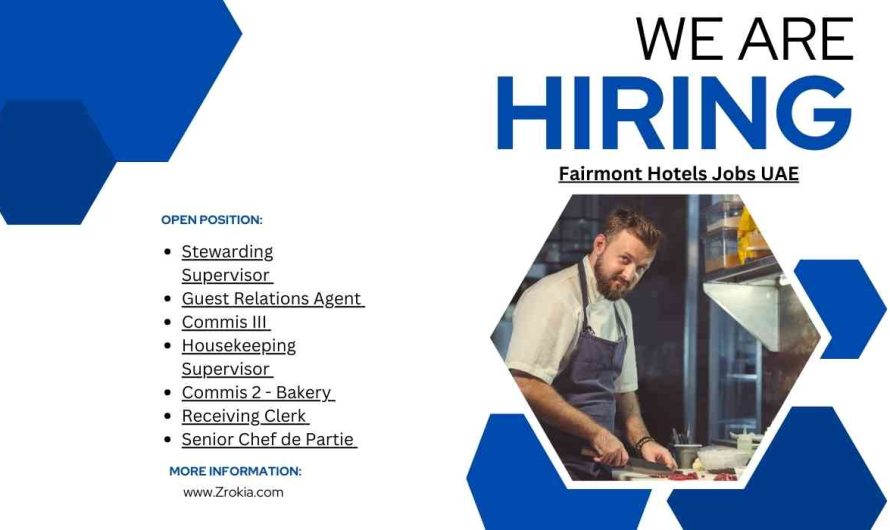 Fairmont Hotels Jobs UAE
