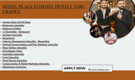 Hôtel Plaza Athénée Hotels  Jobs France