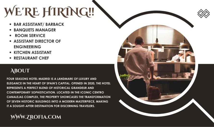 Four Seasons Madrid Hotels jobs Spain