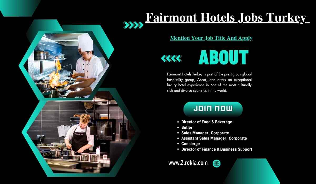 Fairmont Hotels Jobs Turkey   